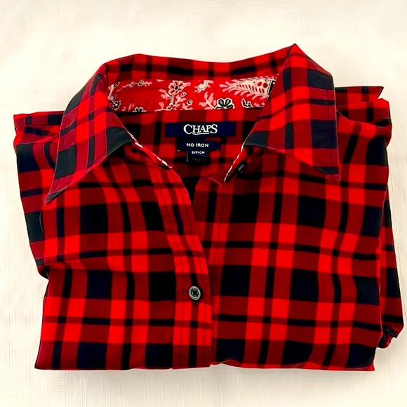 CHAPS~Tailored Button Down Shirt / No Iron - Picture 9 of 10